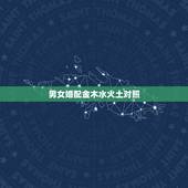 男女婚配金木水火土对照，金 木 水 火 土五行婚配