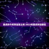 属虎的今年财运怎么样 2023年属虎财运很旺