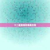 十二星座谁和谁最合配，十二星座谁最坏排名