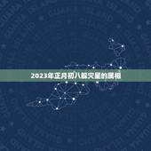 2023年正月初八躲灾星的属相，2023正月初八的日子好不好