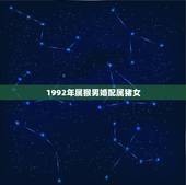 1992年属猴男婚配属猪女，男属猴92年的和90年属马女婚配情况