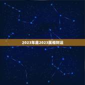 2023年底2023属相财运，2023年属相运势及运程