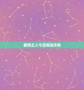 属鸡之人今日财运方向，属鸡之人今日财运方向运势