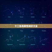 十二生肖属性知识大全，十二生肖属性对照表