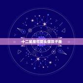 十二星座可爱头像双子座，十二星座双子座画法可爱版