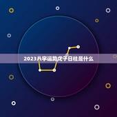 2023八字运势戊子日柱是什么(介绍命运起伏不定)