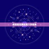 周易取名网生辰八字免费，免费生辰八字取名字