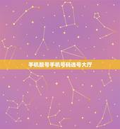 手机靓号手机号码选号大厅，手机选号码在哪里选