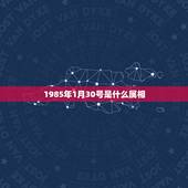 1985年1月30号是什么属相，1985年1月30日属牛水瓶座运势