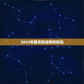 2023年属虎的运势和财运，2023年属虎下半年要出大事？