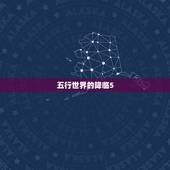 五行世界的降临5，五行世界的降临iv隐英雄怎