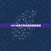 1997年属牛男的最佳婚配属相，1997年属牛女农历2月跟1997年属