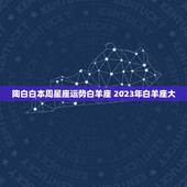 陶白白本周星座运势白羊座 2023年白羊座大