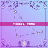 1987年属兔一生的命运