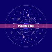 白羊座星盘查询，上升星座查询测算