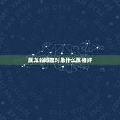 属龙的婚配对象什么属相好，属相婚配女的属龙和什么属相最好