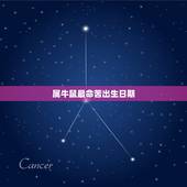 属牛鼠最命苦出生日期，看看是属牛还是鼠