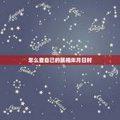 怎么查自己的属相年月日时，每一天的属相怎么查