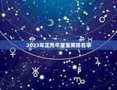 2023年正月牛宝宝男孩名字，2023牛宝宝哪天出生最好的