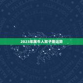2023年属牛人双子座运势，2023年天蝎座大爆发