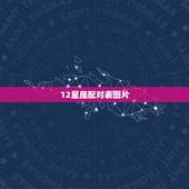 12星座配对表图片，12星座的配对