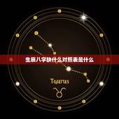 生辰八字缺什么对照表(如何解读)