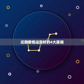 近期爱情运势好的4大属相，74年属虎女人今年运气与爱情，与什么生肖相亲