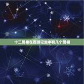十二属相在西游记当中有几个属相，十二生肖中有几个是西游记中的人物