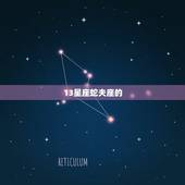 13星座蛇夫座的，十三星座的正确日期