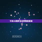 今年28周岁生日有哪些属相，生日属相排名