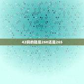 42码的鞋是260还是265，怎么阿迪达斯鞋的42.5码（265厘米）