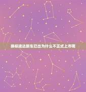 换标途达新车已出为什么不正式上市呢