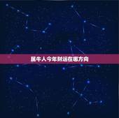 属牛人今年财运在哪方向，属牛的人今年财运在什么方向