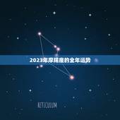 2023年摩羯座的全年运势，摩羯座女2023年运势