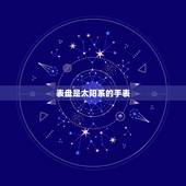 表盘是太阳系的手表，太阳系在银河系的什么位置