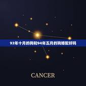 93年十月的狗和94年五月的狗婚配好吗，请问93年出生的男孩属鸡的和9