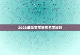 2023年兔宝宝男孩名字殷姓(殷姓男孩名字推荐)