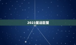 2023星运巨蟹，2023 年白羊座