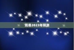 周易2023年预测，2023 八字流年运势分析