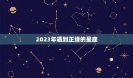 2023年遇到正缘的星座，十二星座的正缘与缘