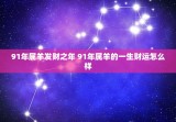 91年属羊发财之年 91年属羊的一生财运怎么样