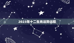 2023年十二生肖运势运程 2023年桃花运最旺生肖