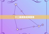 十二星座简笔画简单，十二星座简笔画大全