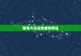 属兔今日运势查询财运，属兔今日运程和运势