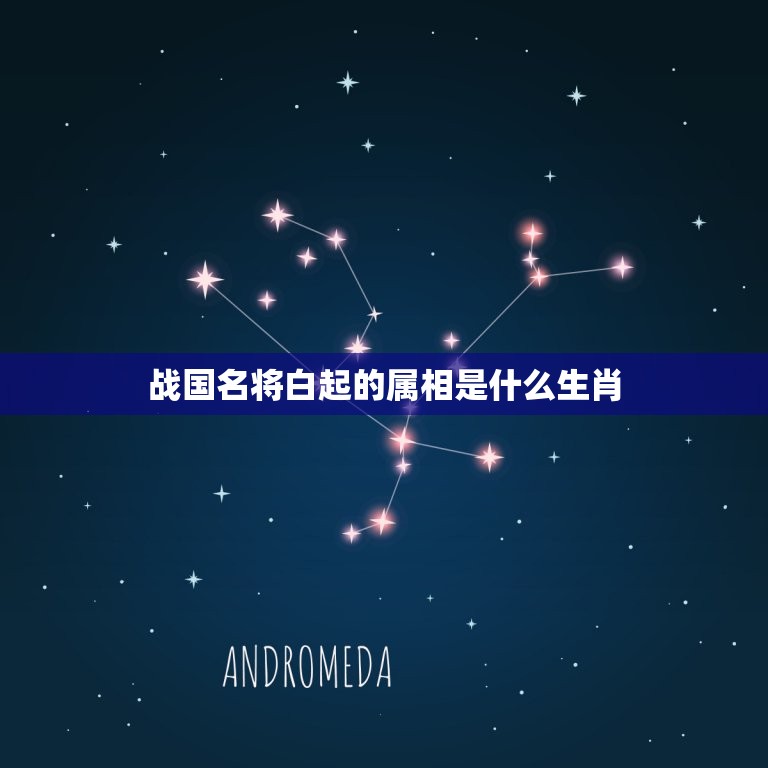 战国名将白起的属相是什么生肖，我想了解春秋战国时期的名将白起和什么啊  第1张