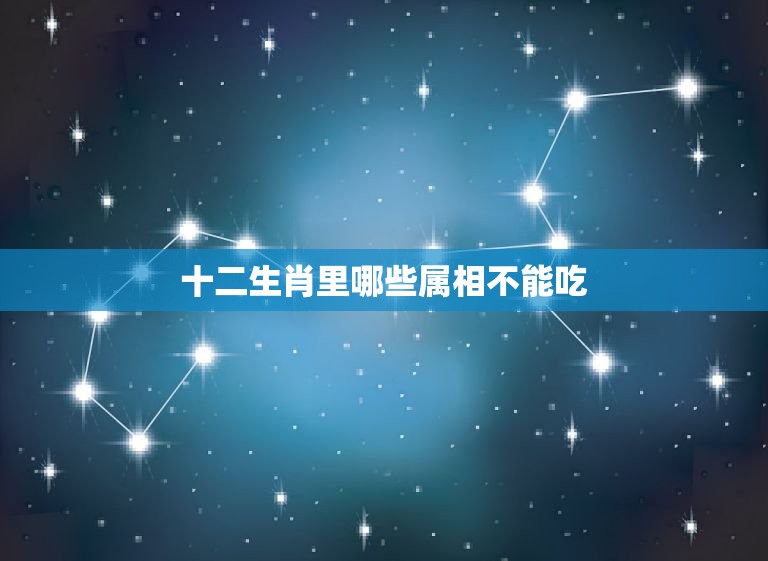 十二生肖里哪些属相不能吃，十二生肖中不吃肉的动物是什么  第1张