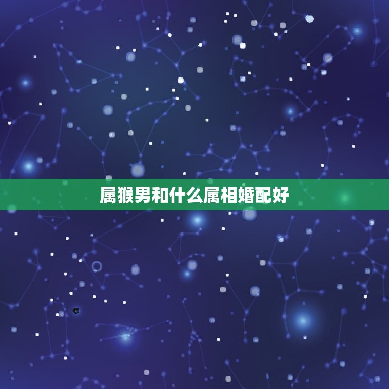 属猴男和什么属相婚配好，属猴男最配的属相，男属猴的属相婚配表，属猴  第1张