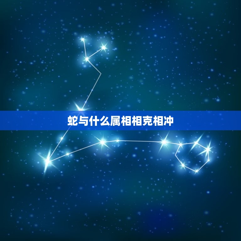 蛇与什么属相相克相冲，蛇和什么生肖相冲  第1张