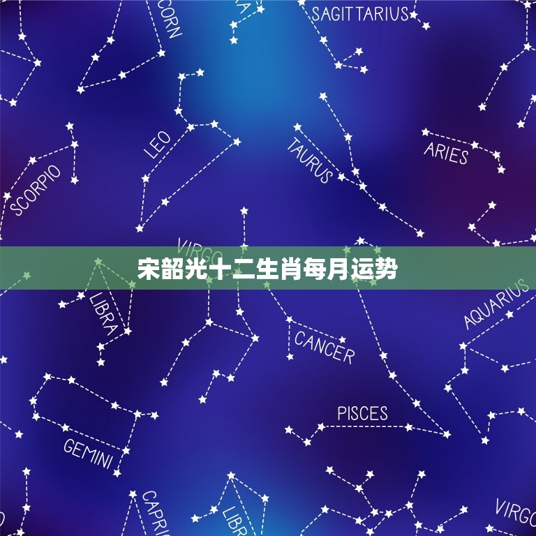 宋韶光十二生肖每月运势，十二生肖鼠每月运势  第1张