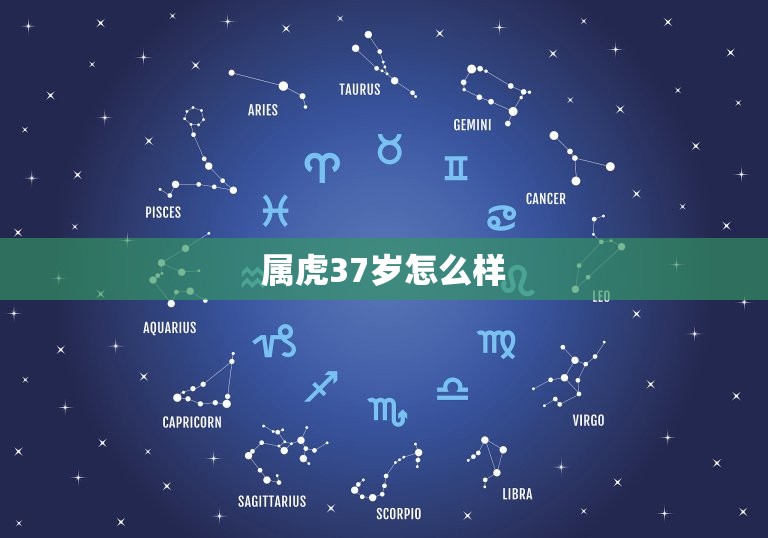 属虎37岁怎么样